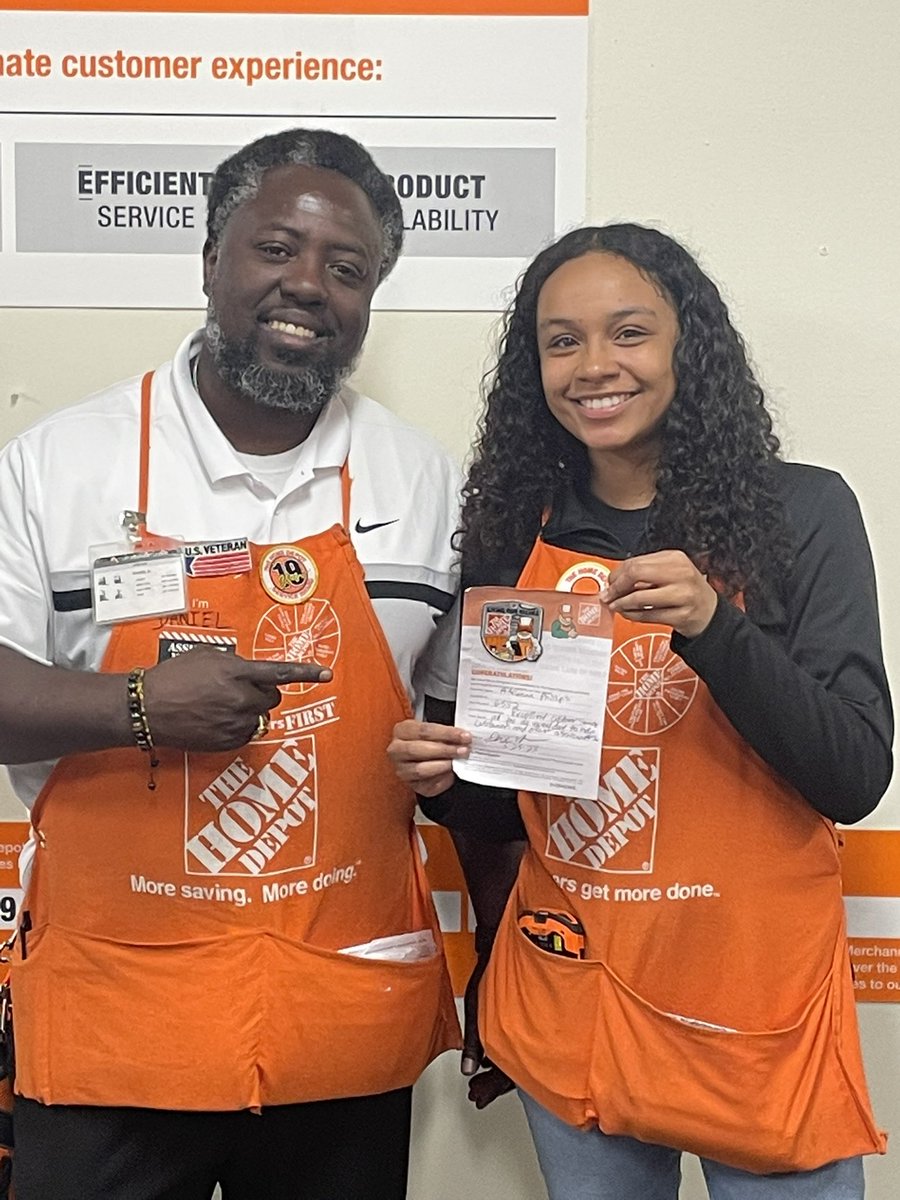 First Homer award alert ‼️ Garden sales associate Adrianna one month on the job and providing excellent customer service! #TeamWaco <a href="/HDTashaD/">Natasha De Leon</a> <a href="/Cynthia11396681/">Cynthia  White</a> <a href="/1226mlrw/">Michelle ❤ASDS#6️⃣5️⃣3️⃣2️⃣</a> <a href="/garland_haynes/">Garland Haynes</a> <a href="/keren_gorg/">Keren Gorglione</a> <a href="/BFlading/">Brian Flading</a>