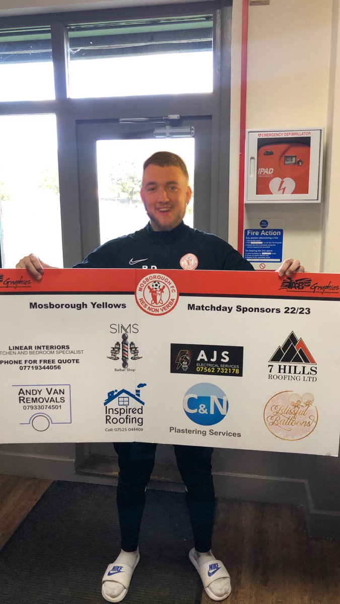 Mosborough 1-2 Sheff Saints

Fed up of saying the same things every week. Cannot finish our dinner, and we give teams goals. Was the better team today, but not when it mattered. Incredibly frustrating

<a href="/aaronnsturch/">aaron sturch</a> 🏆

<a href="/samterry_7/">sam</a> ⚽️
<a href="/jd_sturch/">jdSturch</a> 🅰️

#UTM 🔴⚪️🟡
