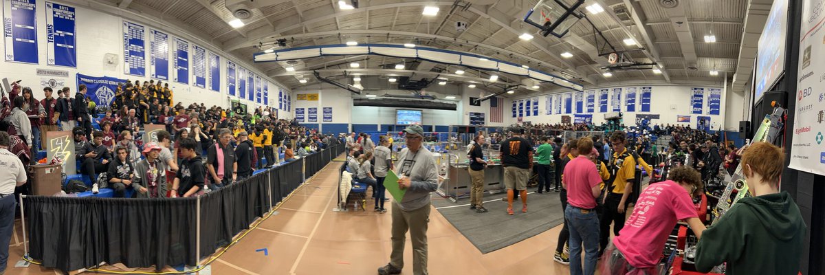 It’s go time the gym is packed! Robots are here and ready to play! Good luck to all the teams! <a href="/WHRSDAthletics/">WHRSD Athletics</a> <a href="/WHRHighSchool/">Warren Hills HS</a> <a href="/WHRMiddleSchool/">Warren Hills M.S.</a>