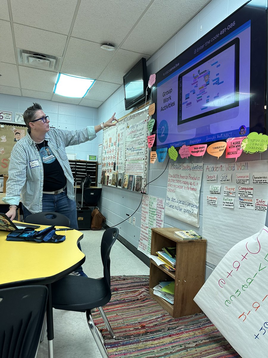 KellyJCarey's tweet photo. In 2014 I went to #edcampky and learned I could make cute posters using @canva. Today I’m @edcampGigCity. Holy smokes, the things @apsitjen is showing me I can do now. Group activities, presentations, books, & Canva now has generative AI. #edcampgigcity #chaedu https://t.co/Fdk08PVCX7