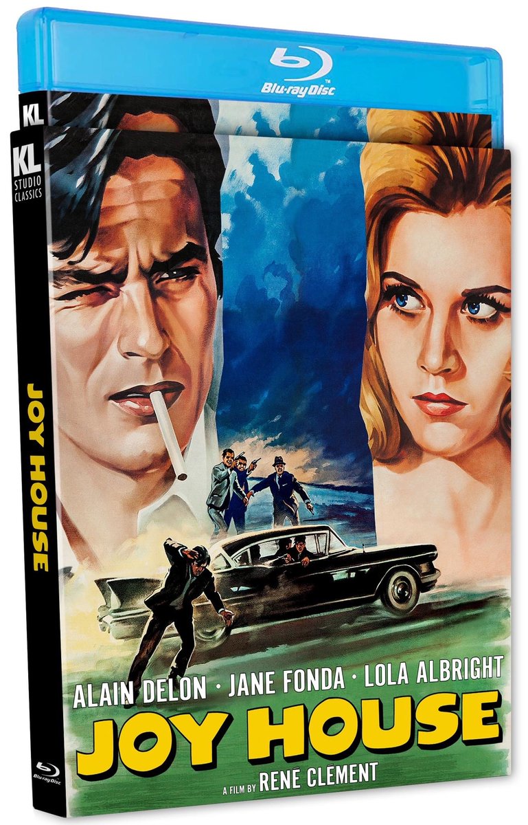 disc_connected's tweet photo. ***ANNOUNCEMENT***
Coming on May 23rd from @kinolorber: #JoyHouse (1964)!
Delon stars as Marc, a dashing young con man on the run from the mob. After seeking refuge in the Riviera villa of the widowed Barbara (Albright) and her curvaceous cousin, Melinda (Fonda), https://t.co/wdfI0TLotG