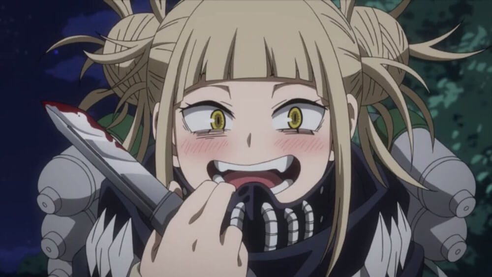 MySpyxFamily's tweet photo. The moment I knew I loved Toga Himiko: "Hi Izuku!!!! I'm Toga!!!"
#MHASEASON3 #togahimiko https://t.co/pH62O6md8d