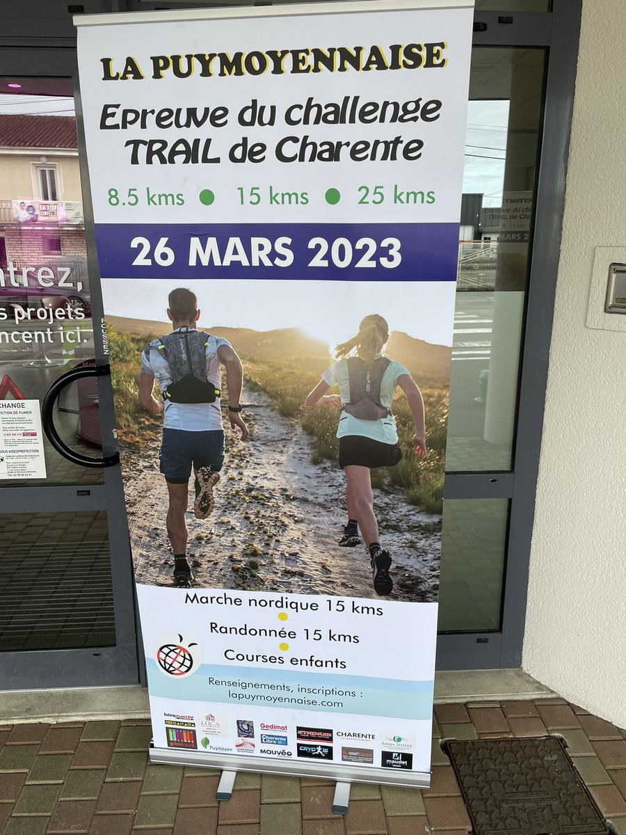 francoiscriton's tweet photo. @ccmmacampagne partenaire du Trail La Puymoyennaise https://t.co/iM3IhShO8s