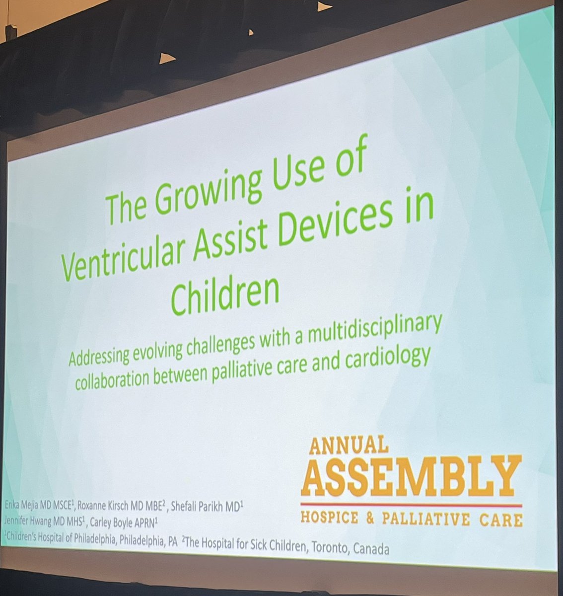 Let’s get going with this cool topic. Led by a heart failure doc currently doing a #pedpc fellowship! #hapc23