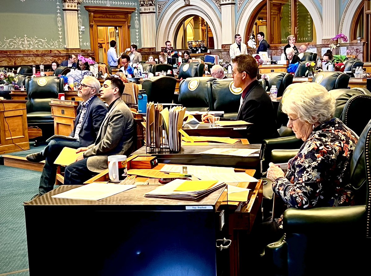 ICYMI — @CoHouseGOP are back at it on a Saturday fighting to prevent a sweeping @CoHouseDem #ProductLiability bill (HB23-168) that would clog Colorado courts, raise costs, close businesses and prevent consumers from purchasing firearms & related products. leg.colorado.gov/bills/sb23-168