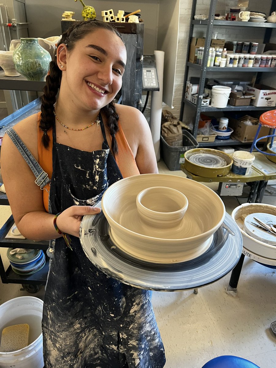 My ceramics two students 🤗@OUFSD_Arts @OHSPrincipal3 @OssiningSup