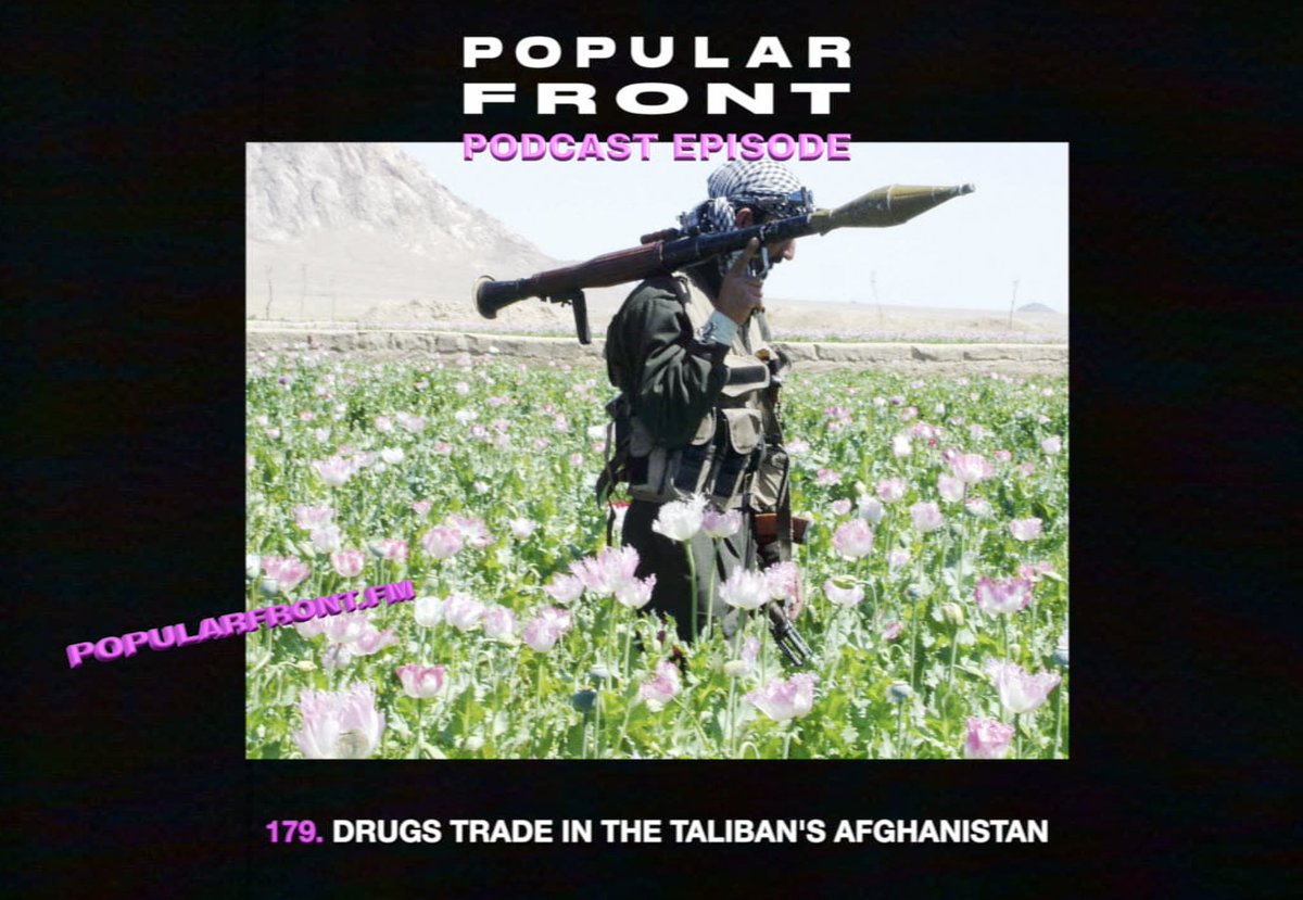 Jake Hanrahan (@Jake_Hanrahan) on Twitter photo 2023-03-25 15:43:05 New @PopularFront_ podcast episode out now: We speak to @NathanPSouthern and @LindsAKennedy about the illicit drugs trade in #Afghanistan under Taliban rule. ‣ Listen: podcasts.apple.com/gb/podcast/dru… ‣ Support: patreon.com/popularfront New @PopularFront_ podcast episode out now: We speak to @NathanPSouthern and @LindsAKennedy about the illicit drugs trade in #Afghanistan under Taliban rule. ‣ Listen: podcasts.apple.com/gb/podcast/dru… ‣ Support: patreon.com/popularfront