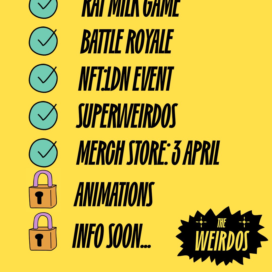 Thank you for being part of our community 💛

We're far from done 🐀🥛

A̶n̶n̶o̶u̶n̶c̶e̶m̶e̶n̶t̶ ̶s̶o̶o̶n̶
Let's raise our glasses of rat milk, enjoy what we've built, and prepare for what's ahead!