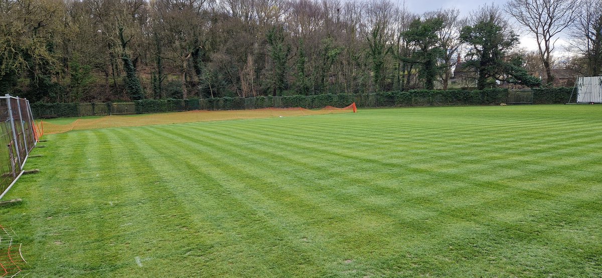 Preparation continues at the D &amp; I Home Improvements  Cricket Ground. Brushed, cut both ways with the rotary, dried up in the sun and wind, so got two passes with the Stothert and Pitt roller in.

21 days until the start of the season, need some 🌞🌞🌞