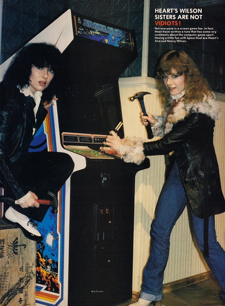 Gimme back my quarter! Ann and Nancy Wilson - no fans of Space Duel

@AnnWilson @NancyWilson @officialheart #arcade #videogames #80svideogames #80s