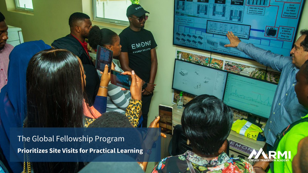 Site visits provide a hands-on opportunity for #ETAFellows to gain experience on the technical mechanics and considerations of #SolarEnergy deployment. 

The fellowship works with professionals at Nigerian utilities to enable this project development. 

👉 bit.ly/3in92ZQ