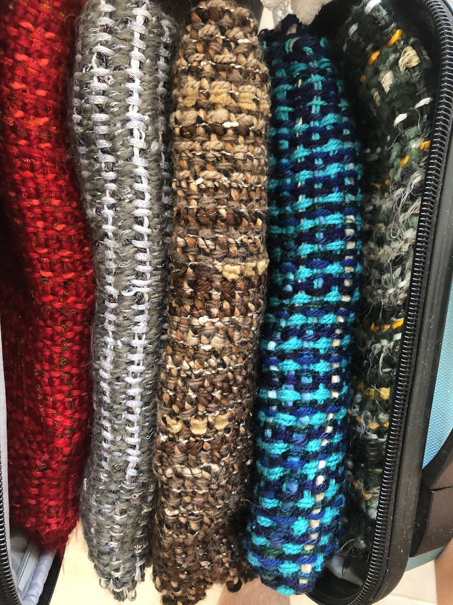 Some of the handmade shawls my mom made. $300 each. Please DM me if you’re interested. I can drop off in the Bay Area. My mom and I need the money to pay rent and it would help a lot. Plus they’re all sorts of  beautiful colors and super soft wools, silks, alpaca, and hand-dyed.