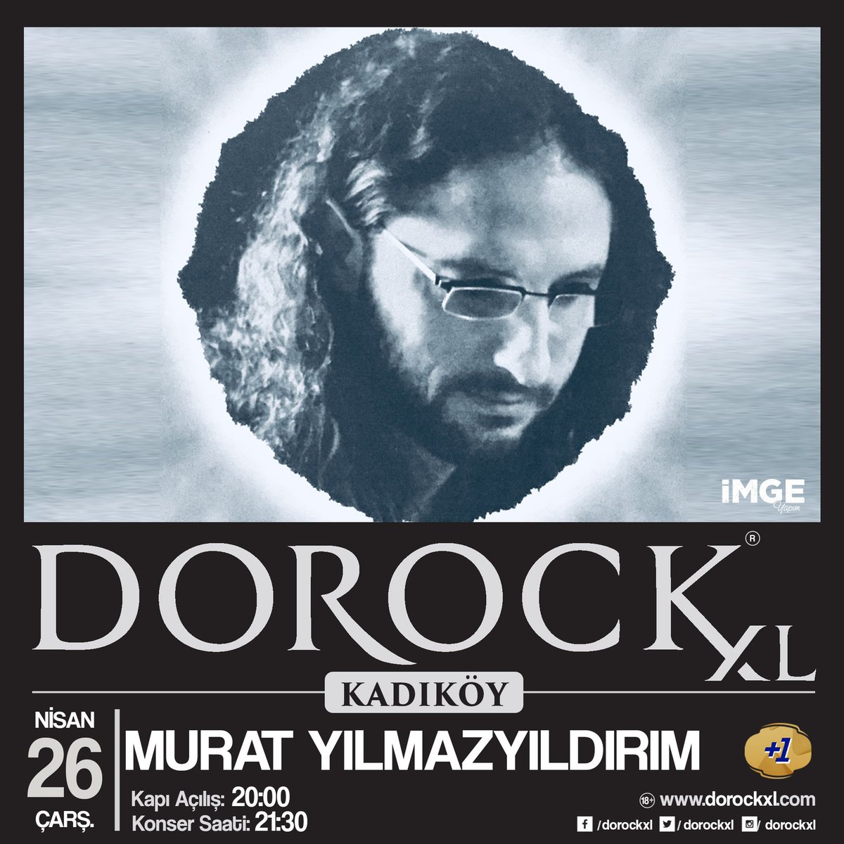 Murat Yılmazyıldırım, 26 Nisan Çarşamba saat 21:30’da Kadıköy Dorock XL sahnesinde!

Biletler Biletix, Bubilet ve Dorock XL Kadıköy gişelerinde.

#DorockXL #DorockXLKadıköy #muratyılmazyıldırım #artıbir #kadikoy #i̇stanbul @muratyilmazyildirim