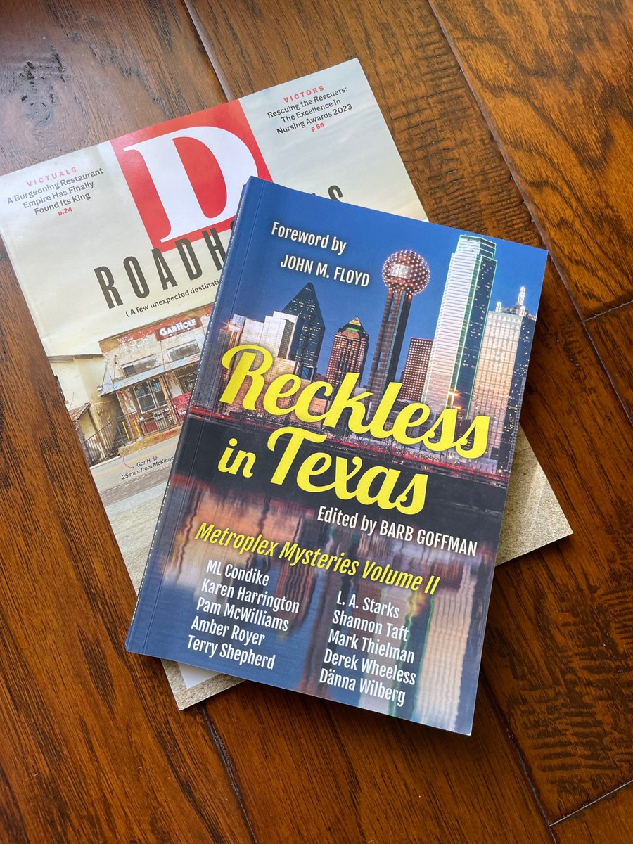 SinCNorthDallas's tweet photo. #Saturdayreading about town w @dmagazine and a collection of suspense stories set in #HighlandPark #Garland #Fortworth @CampisisPizza and more!
#recklessintexas #dfwlit https://t.co/jEQnI11pNk