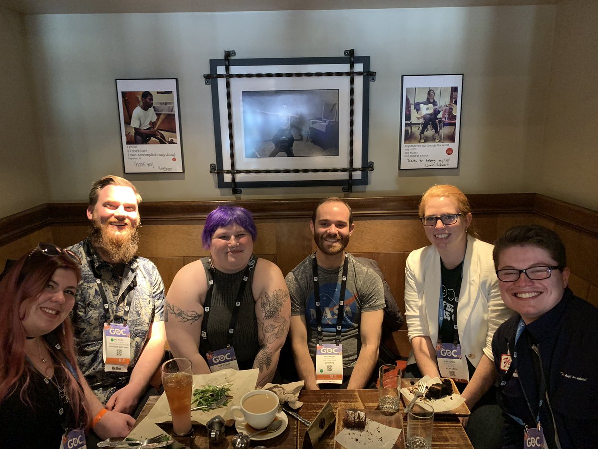 here’s a bunch of us at <a href="/Official_GDC/">GDC Festival of Gaming</a> from <a href="/auGameCenter/">AU Game Center</a>, a pleasure to spend time with both current MFA students and alum! <a href="/AU_SOC/">AU SOC</a> <a href="/AUcollege/">AU College of Arts & Sciences</a>