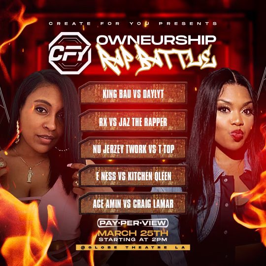 JazTheRapper's tweet photo. Today ⏰ !! LA 📍 … 

Pull up at Globe Theatre 
or get the PPV at https://t.co/1FSPfikGvH https://t.co/QrpVNZR5qs