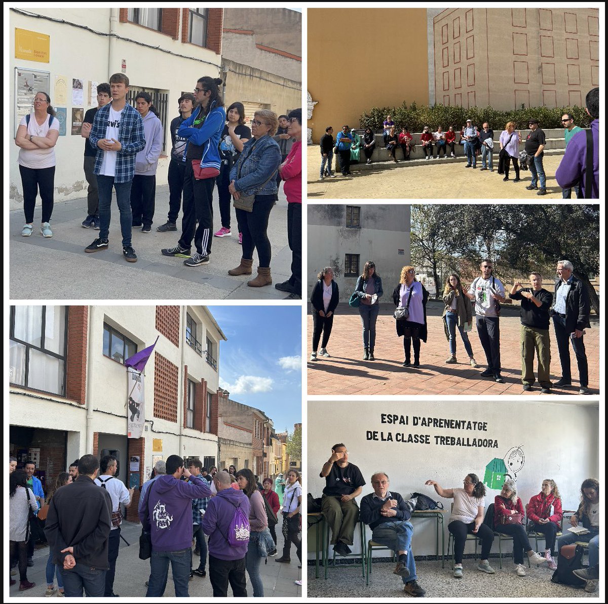 fmsMorales's tweet photo. 1/2 Avui un bon grup de veïnes hem participat en la #RevoltaLledonera! per Plana Lledó #Mollet
Molt interessant poder reflexionar, compartir i conèixer l'origen, la lluita, la història i actualitat del barri passejant pels seus carrers i places #MaratóRevoltes https://t.co/RrMm05IJ4i