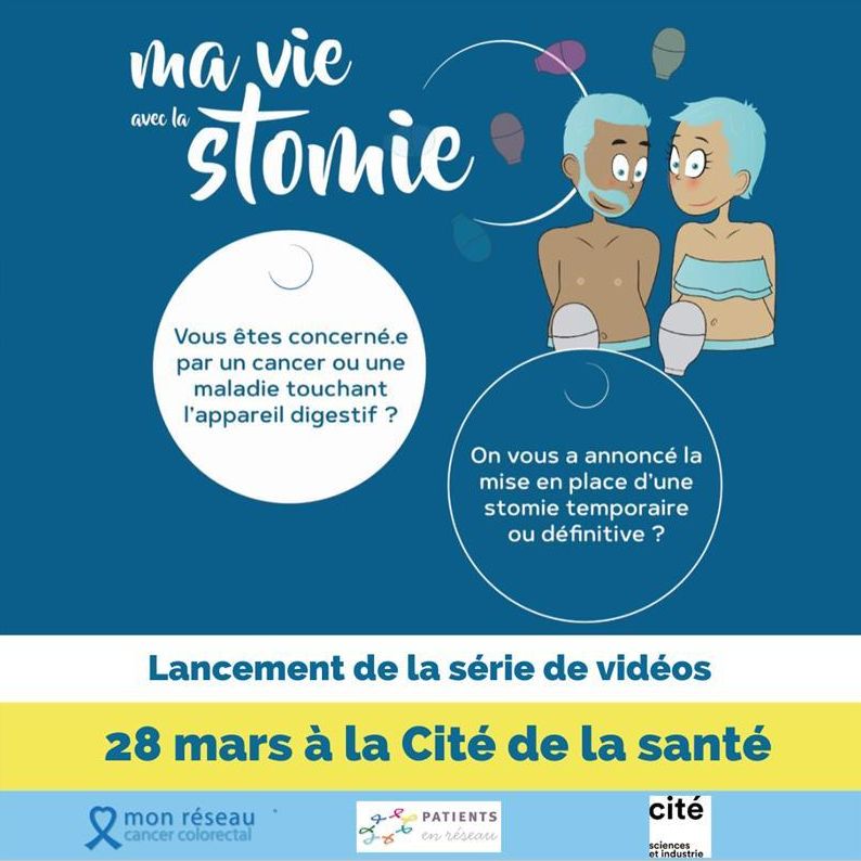 CSarrauste's tweet image. 🗓️Ce 28/03, à @citedessciences en présentiel ou distanciel dans le cadre de #MarsBleu #ECCAM2023 lancement de la série &quot;Ma Vie avec la Stomie&quot;, idée originale de @reseauKcolorect 
Inscription (free !) 👉helloasso.com/associations/p…
🙏#Hollister @BMSFrance  @Coloplast_Group @merck_fr