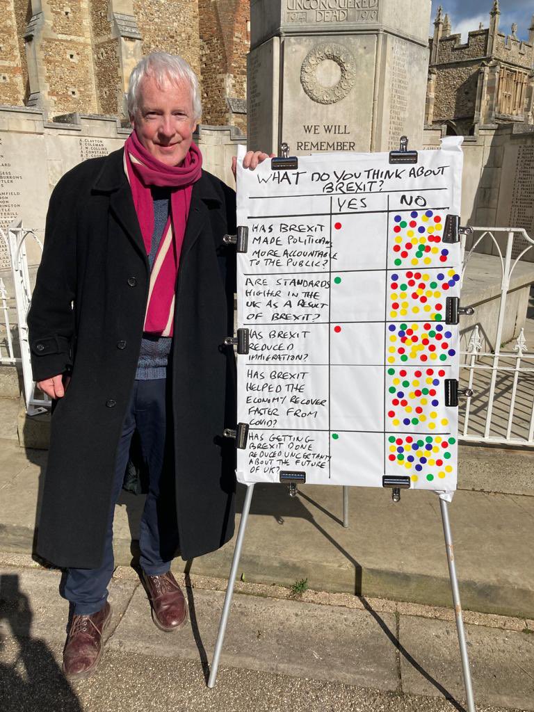 Hitchin, 25 March 2023 #DayForRejoin #BrexitIsntWorking