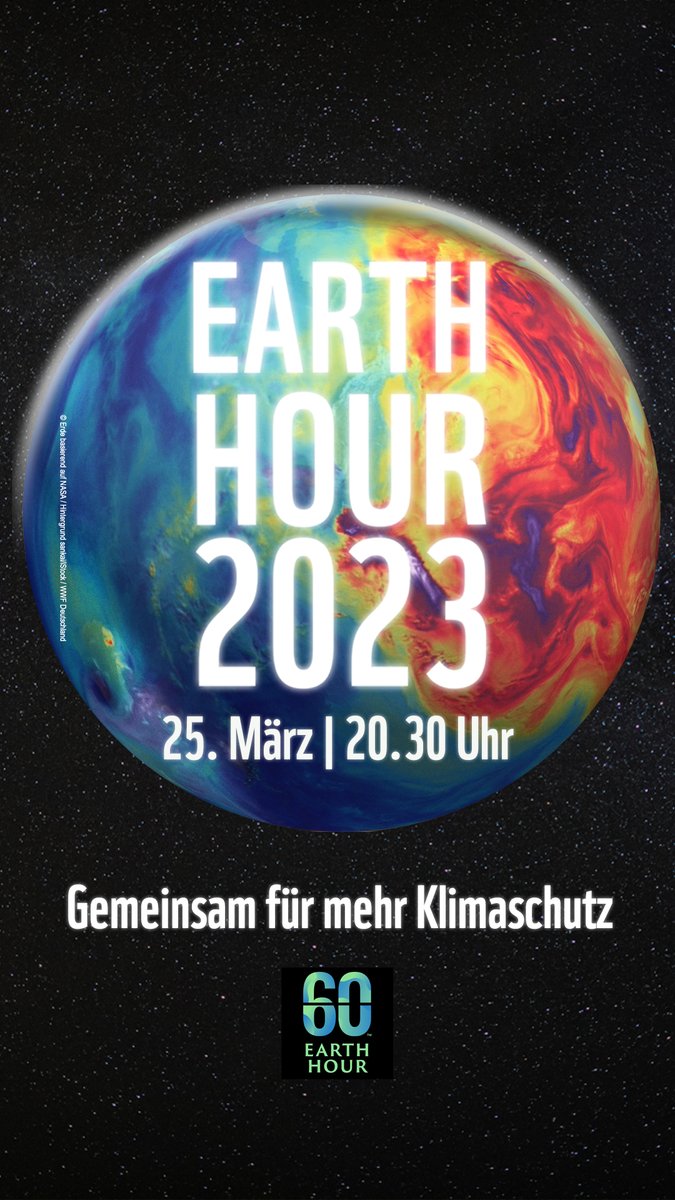 AlsterFood's tweet photo. 🌍🌍AM 🌍🌍25.03. 🌍🌍UM 🌍🌍20.30 🌍🌍UHR 🌍🌍IST
🌍🌍#EARTHHOUR 🌍🌍UND 🌍🌍WIR 🌍🌍MACHEN
🌍🌍MIT! https://t.co/wiP9VYVvtT
