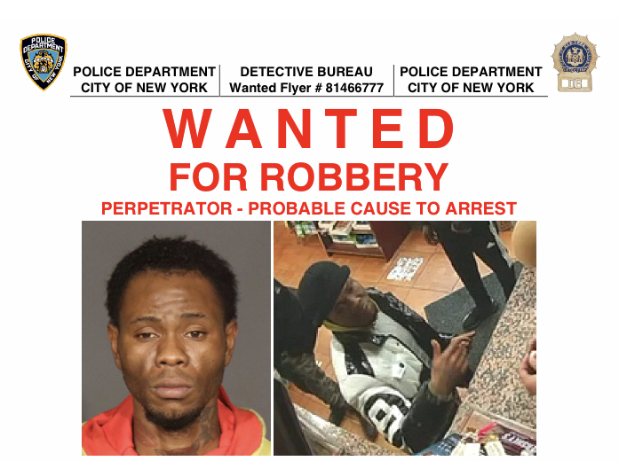 NYPD 70th Precinct on Twitter "The depicted individual is wanted for a