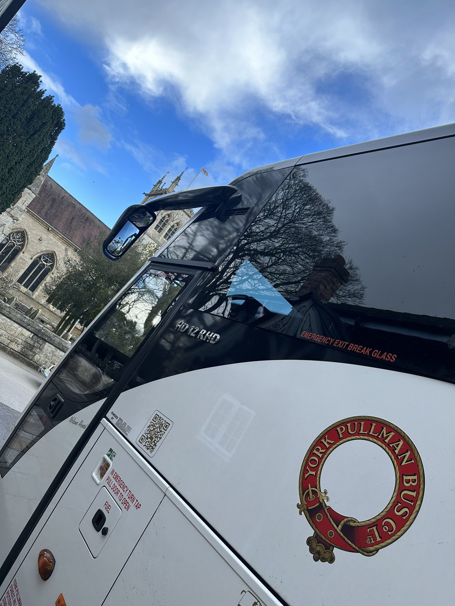 YorkPullmanBus's tweet photo. Wedding Bells 🔔 rang today at St Helen’s Church in Escrick, we provided guest transport from the venue to the church and back. #weddingtransportspecialists
Congratulations to the happy couple from us all at York Pullman HQ #teamypb 🤵♂️👰♀️🚌
https://t.co/hRA88hHVQ4 https://t.co/6BnS0BR9gV