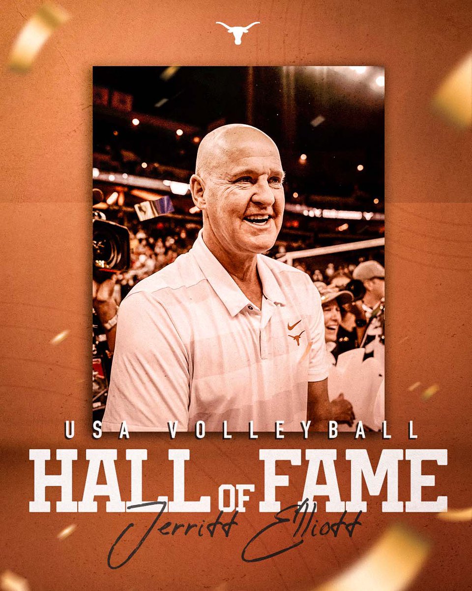 Congrats to the 🐐

<a href="/jerrittelliott/">Jerritt Elliott</a> is a <a href="/usavolleyball/">USA Volleyball</a> Hall of Famer!

#HookEm