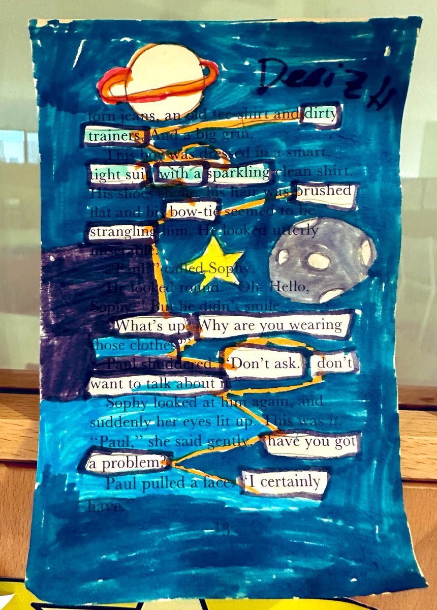 We tried #blackoutpoetry with my learners. It allowed them to experiment with words to create new meanings. They were amazed by how choosing words and manipulating text impacts the tone and can change the meaning of a text. #worldpoetryday2023 #perspective #creativeminds