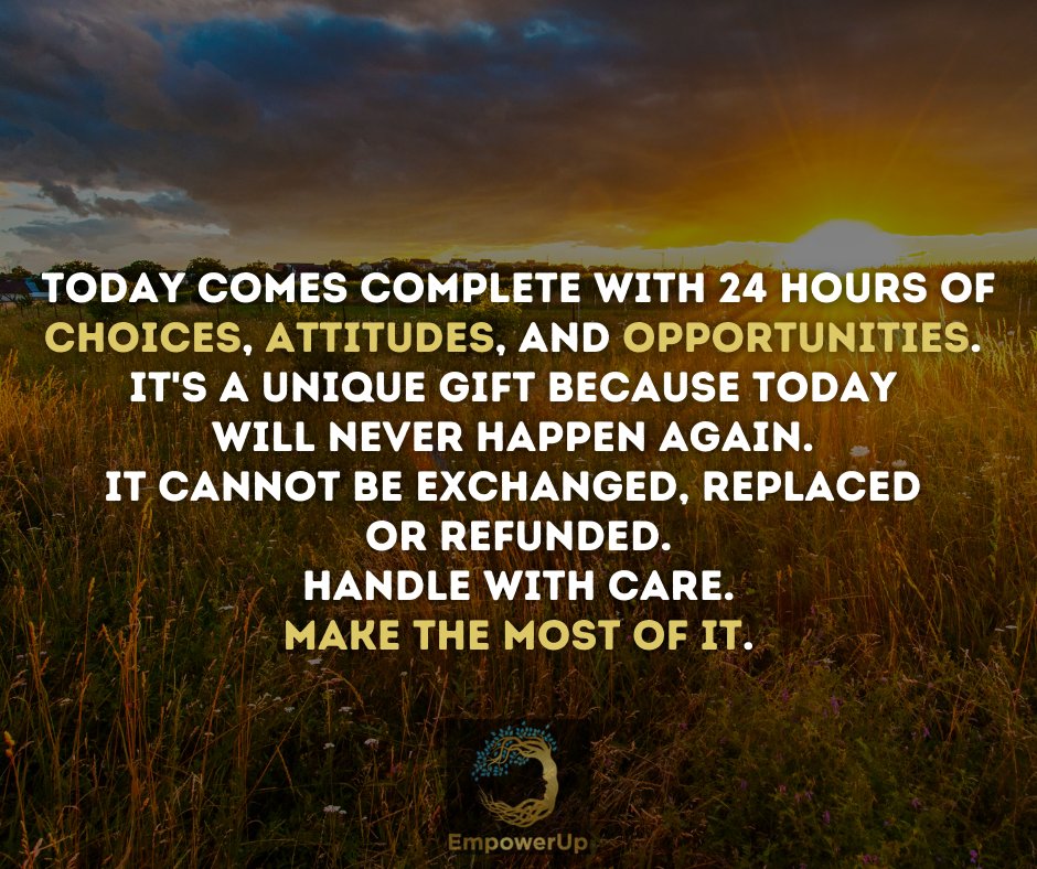 Allow yourself to feel gratitude for this day, and take action towards what serves you best. #EmpowerUp #SelfLove #SelfImprovement #selfdevelopment #selfcare