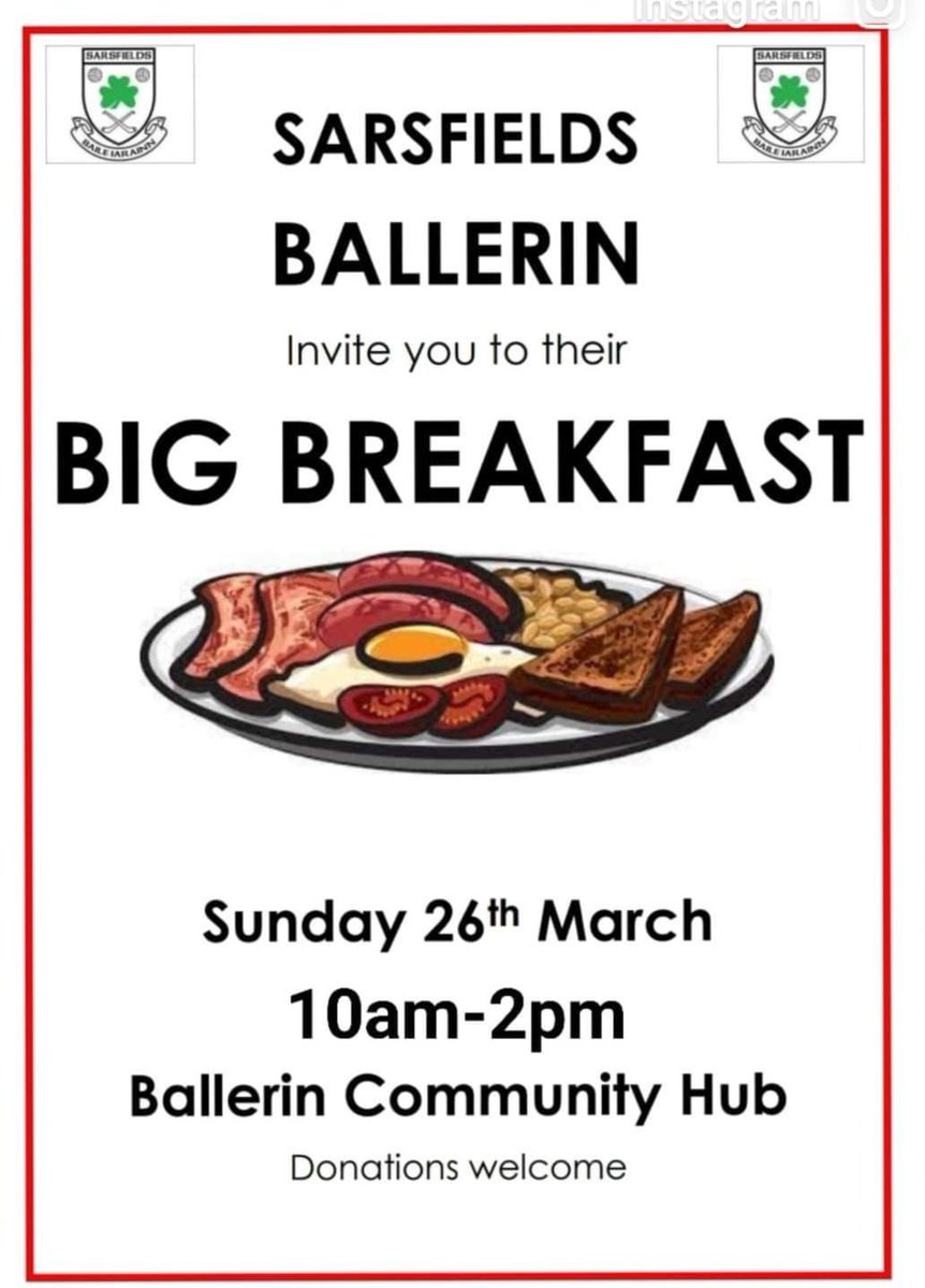 ballerin_gac's tweet photo. Reminder all welcomed to our BIG BREAKFAST on Sunday🔴⚪️ https://t.co/GKnFkOWJeD