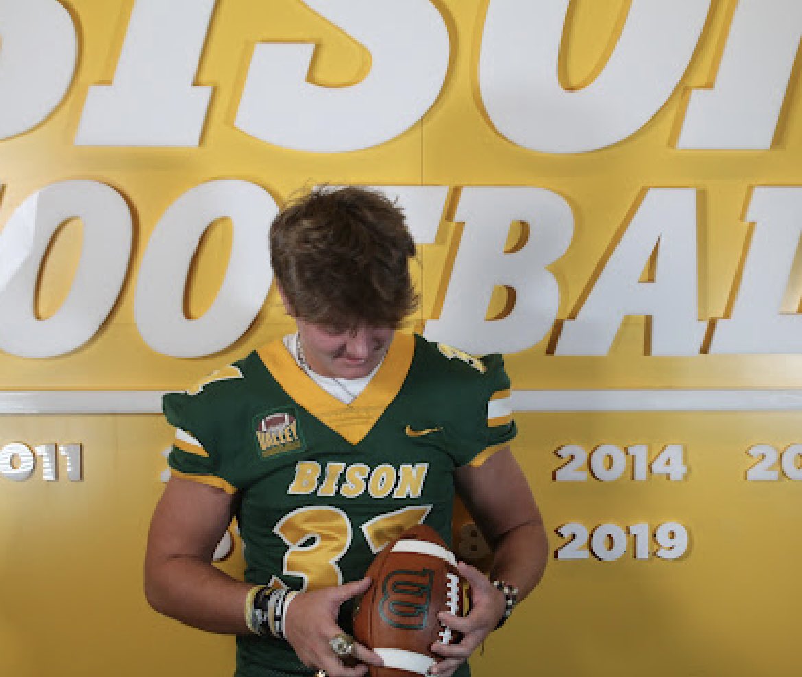 Had a great visit at NDSU yesterday! <a href="/JoeBeschorner/">Joe Beschorner</a> <a href="/CoachOlsonNDSU/">Coach Grant Olson</a> @PetersNDSU @CoachDeno <a href="/Coach_Entz/">Coach Matthew Entz</a>