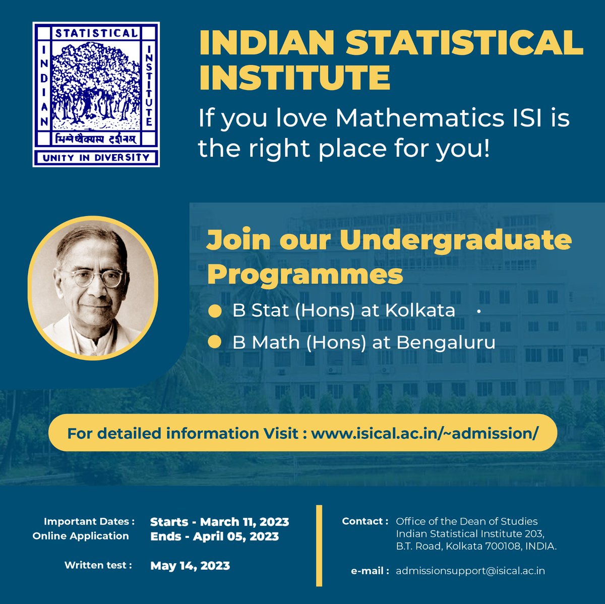 indianstatisticalinstitute tweet media
