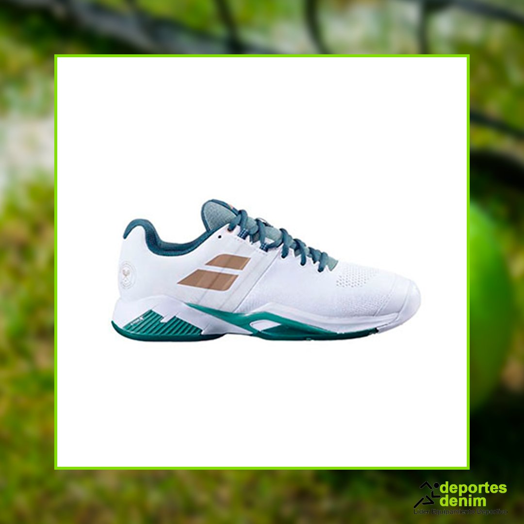baselider's tweet photo. Vuelve el buen tiempo, vuelve el tenis🎾 
Estas Babolat Propulse Blast All Court Wimbledon, forman parte de nuestra nueva colección. Serán la opción perfecta para volver a retomar tus habilidades con la raqueta en cualquier tipo de pista. ¡Ya disponibles en web y en tienda! https://t.co/9JgpAweNo0