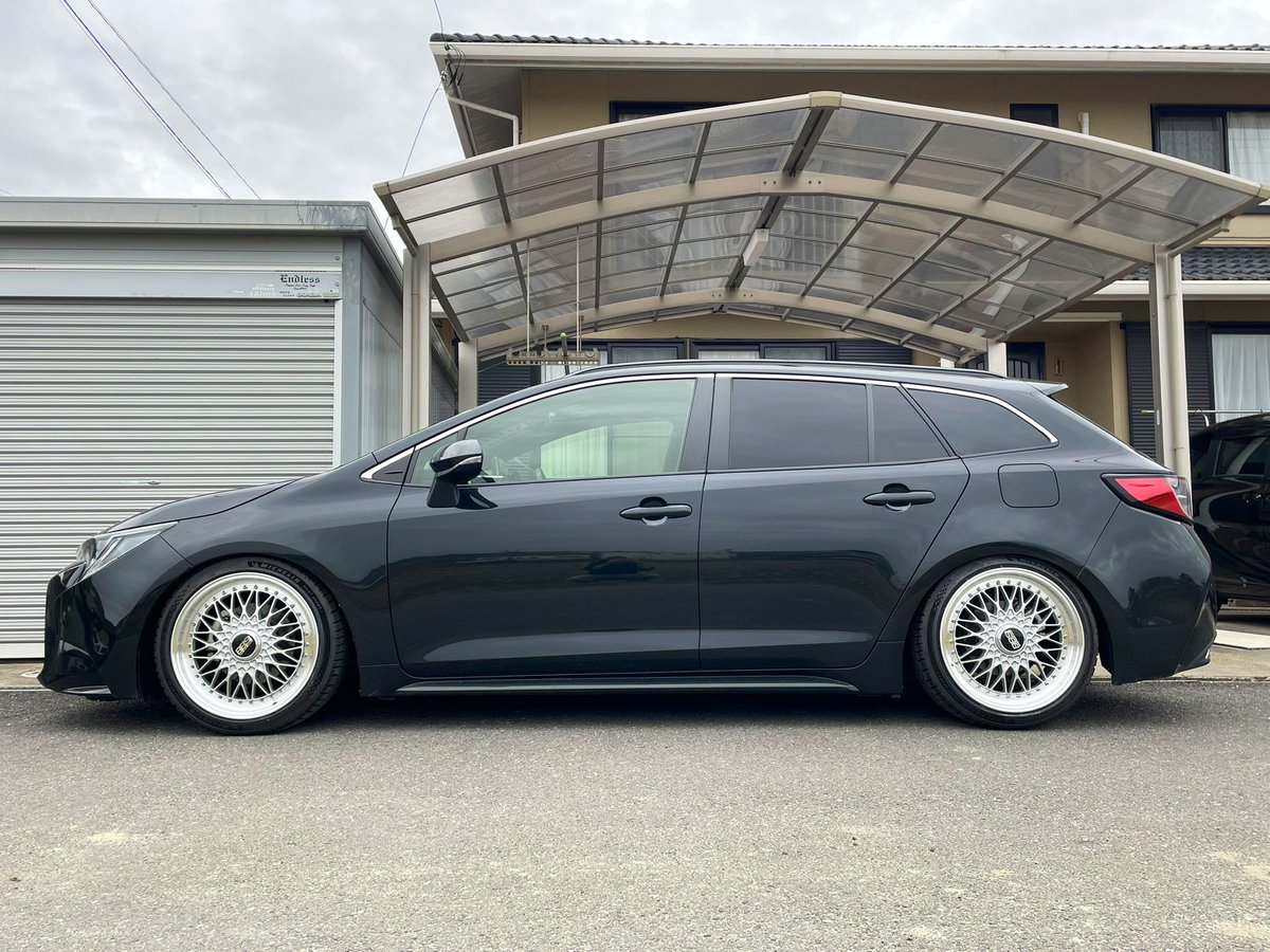 カローラツーリング COROLLA PCD114.3化 BBS SUPER RS 18インチ 8j 9j