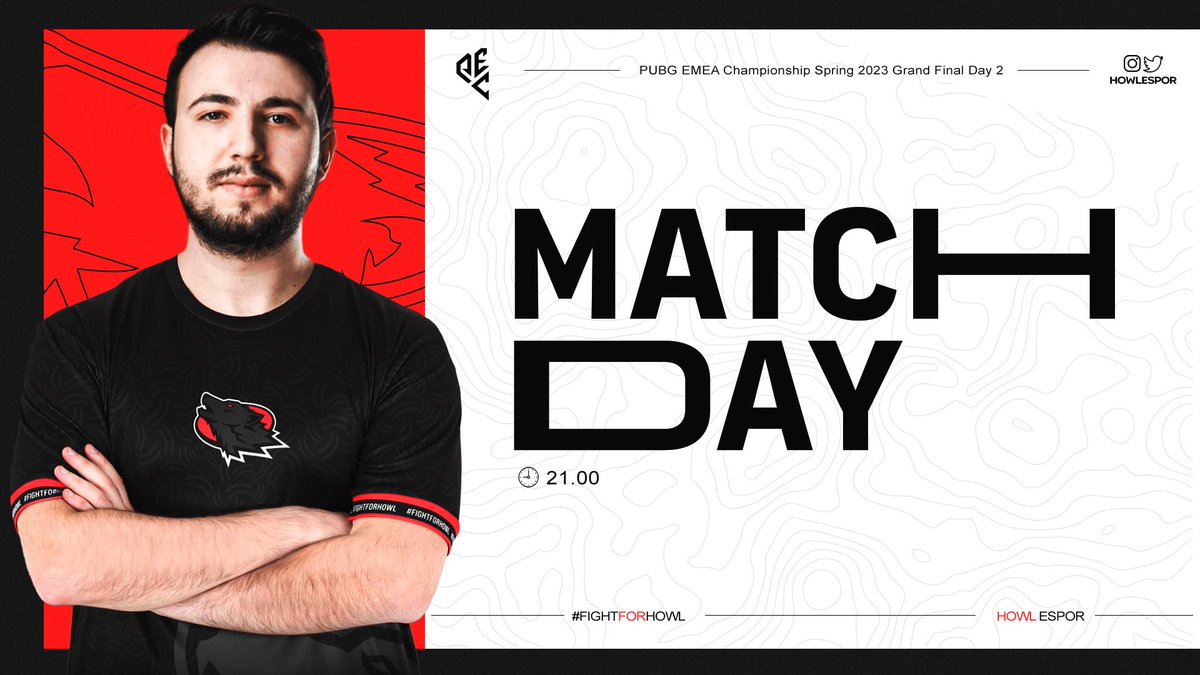 HOWL_Espor's tweet photo. ♦️Takımımız PUBG EMEA Championship Spring 2023 Grand Final 2. Gününde paraşüt açıyor. 🪂
🗓️25 Mart
🕒21:00
📺🇹🇷 https://t.co/y8onvSJRSf
📺🇬🇧https://t.co/3C1P76ErNw
@PUBGEsports | @PUBG_TUR
#PUBG | #FIGHTFORHOWL
🐺 AUUUU 🐺 https://t.co/lTC4aacM0O
