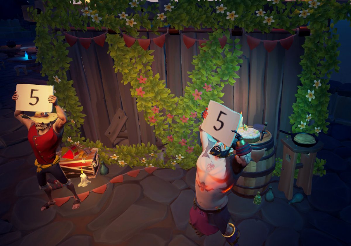 Luchot's tweet photo. 5 años de piratería! Tantísimos momentos!
#SoTAnniversaryPromo 
#SeaOfThieves 
#SeaOfThievesCommunityDay 
@SeaOfThieves @jorge__ https://t.co/upA5XGsSOF