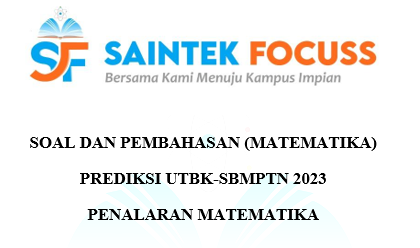 soshumfocuss's tweet photo. [PEMBAHASAN SOAL]

Prediksi UTBK-SNBT 2023

(A THREAD)

Substest        : Penaralan Matematika
Jumlah Soal  : 15 Soal 

-Jangan lupa berbagi dengan Retweet ya😇- https://t.co/zfcHU7VUv0