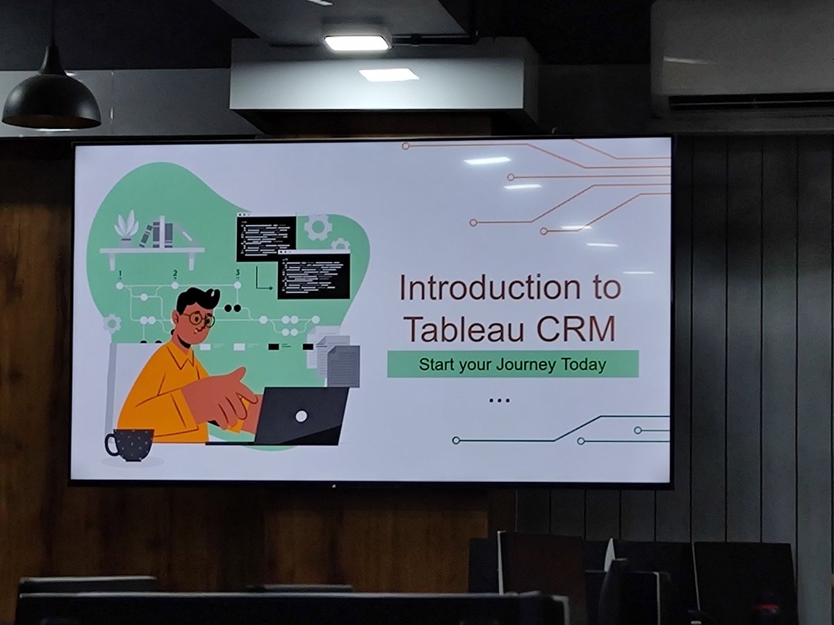 Amazing meet-up is going on at <a href="/itechcloud_/">iTechCloud Solution</a> #Tableau <a href="/salesforce/">Salesforce</a> <a href="/SFDC_Surat/">Surat Salesforce</a> <a href="/parthv4u/">Parth Vasani</a>