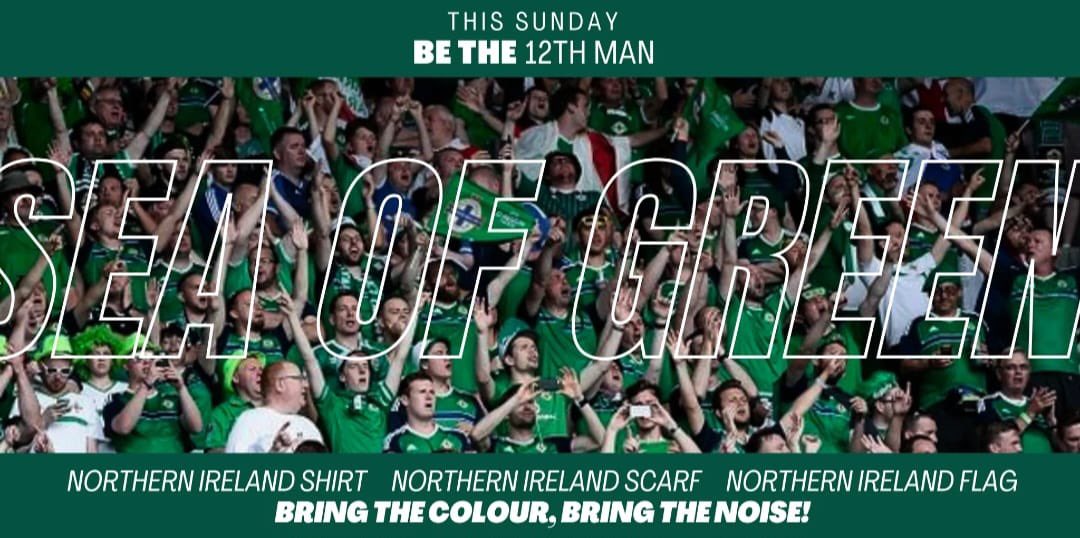 Calling on all the GAWA to get themselves in green tomorrow night and make some noise for the home return of Michael O’Neill! 💚