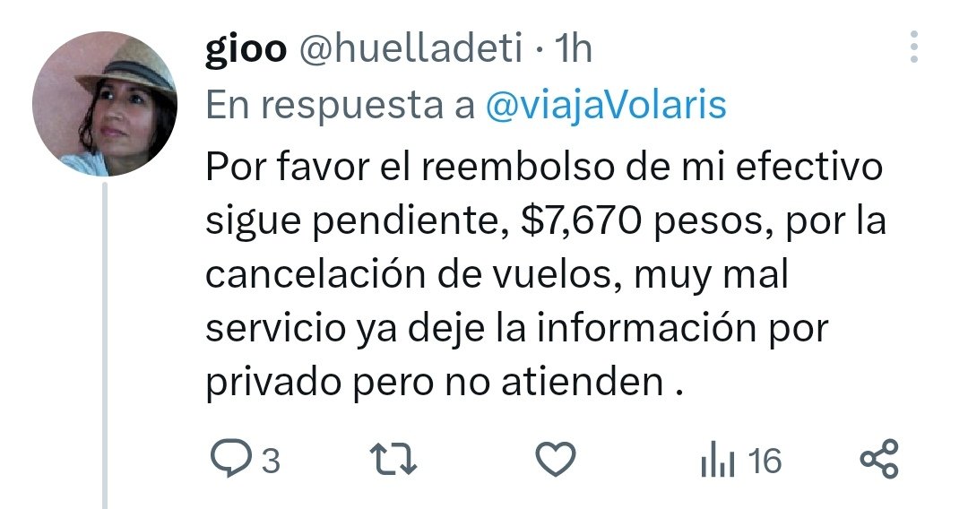Awashuwa's tweet photo. @Chikys100 @viajaVolaris Hola! Por favor, ¡súmense a mi propuesta masiva! Protesta en todas su redes sociales, tomen capturas hasta que @Profeco nos vea, @El_Universal_Mx saque una nota y los ladrones de @viajaVolaris nos regresen nuestro dinero. @hblankenstein @kikebeltranena @alexxxcortes @huelladeti https://t.co/9WykParpQO