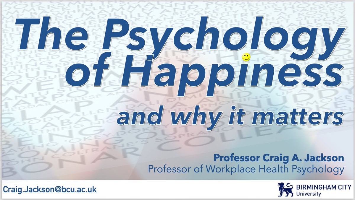 Delivering this later today - it's not all doom 'n' gloom.
#ReasonsToBeCheerful
@MyBCU