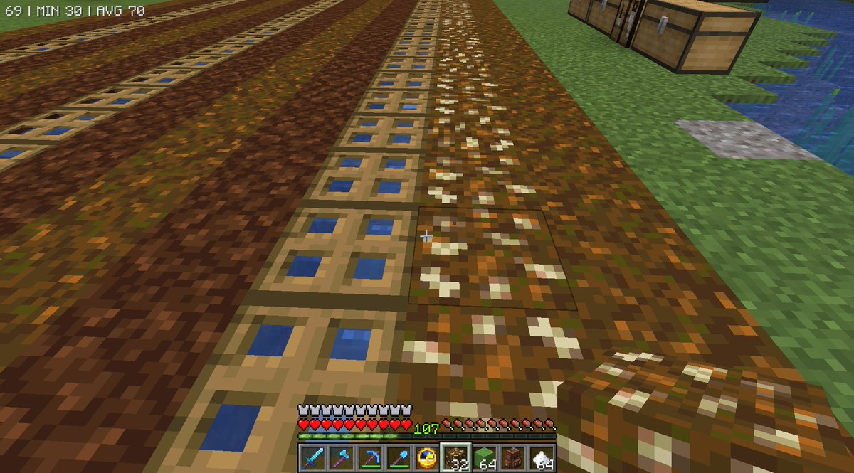 ComanHoliday's tweet photo. #Minecraft #マイクラ #FarmersDelightMod　
有機コンポストをそのまま放置していても自然に分解されて肥沃な土になりますが、アクティベーター（分解時間短縮）として傍に水かポドゾル、更にキノコを上に植えて置くと早く出来上がります＾＾ https://t.co/yRpQoQeR8c