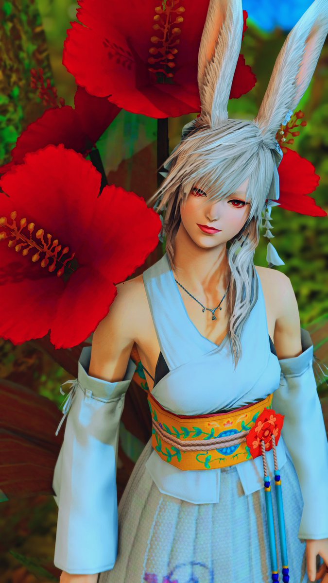LucHemlock's tweet photo. 💮🤍🐰 #GPOSERS #ReShade #NenekoColorS #FFXIV #XIV_PICTCLIP #ElementalDC #Viera https://t.co/NXu8Wp5Hpu
