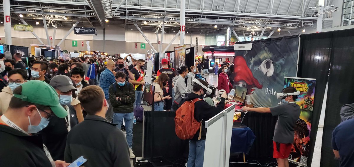 LoafStudio's tweet photo. Happy #screenshotsaturday! It's day 3 of #PAXEast! Come stop by our booth and try our VR game! 
Remember to VOTE VOTE VOTE for us in the Game Development World Championship:
https://t.co/GPBs5vA1Eb

#IndieGameDev #indiegames #VR #VirtualReality #gamedesign #madewithunity #gamedev https://t.co/rLVROUg4Pl