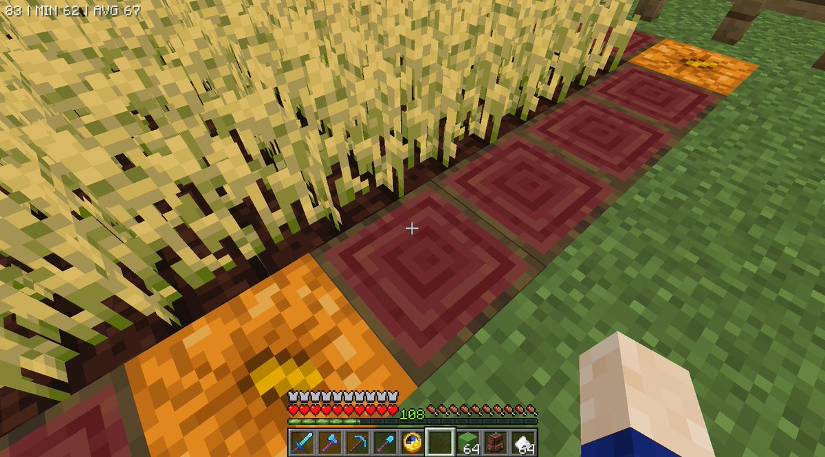ComanHoliday's tweet photo. #Minecraft #マイクラ #FarmersDelightMod　
肥沃な土は水田や小麦などの畑などに使っており、
弥生村の棚田も全部これですｗ
集めるのに時間かかりましたが、その間山を削っていたので
何とかなりましたｗｗ https://t.co/SRcF5E9Jzo