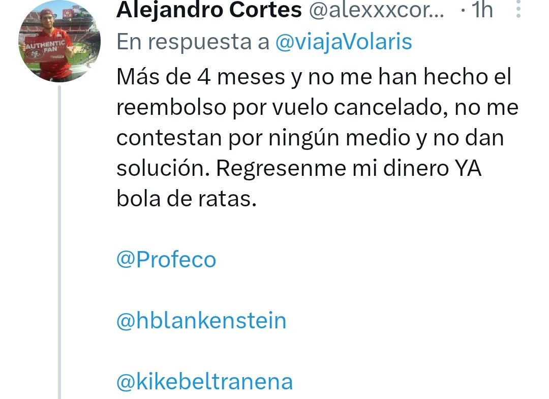 Awashuwa's tweet photo. @futuristmx @viajaVolaris Hola! Por favor, ¡súmense a mi propuesta masiva! Protesta en todas su redes sociales, tomen capturas hasta que @Profeco nos vea, @El_Universal_Mx saque una nota y los ladrones de @viajaVolaris nos regresen nuestro dinero. @hblankenstein @kikebeltranena @alexxxcortes @huelladeti https://t.co/tFYAPmpggq