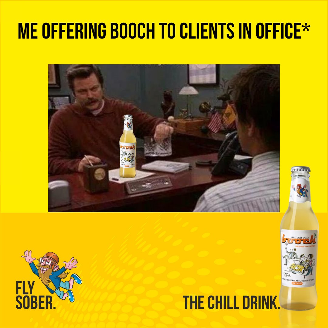 boohzindia's tweet photo. Why not offer booch to everyone? π
#boochbeverages #funny #memes #offeringbooch #officememes #TheChillDrink #NonAlcoholic #beer #LowCalorie #FlySober #stressbuster #stressbustingdrink #chill #relax #bangalore #India https://t.co/ILkCcFGU6Q