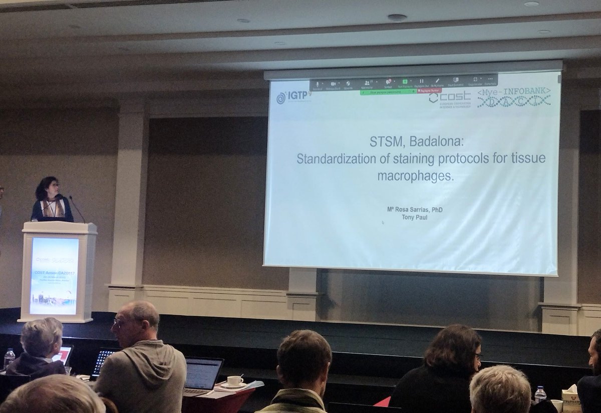 Happy to talk about the next STSM action we will be hosting @GTRecerca. Enjoying the @MyeInfoBank @COSTprogramme meeting in Belek, Turkey.