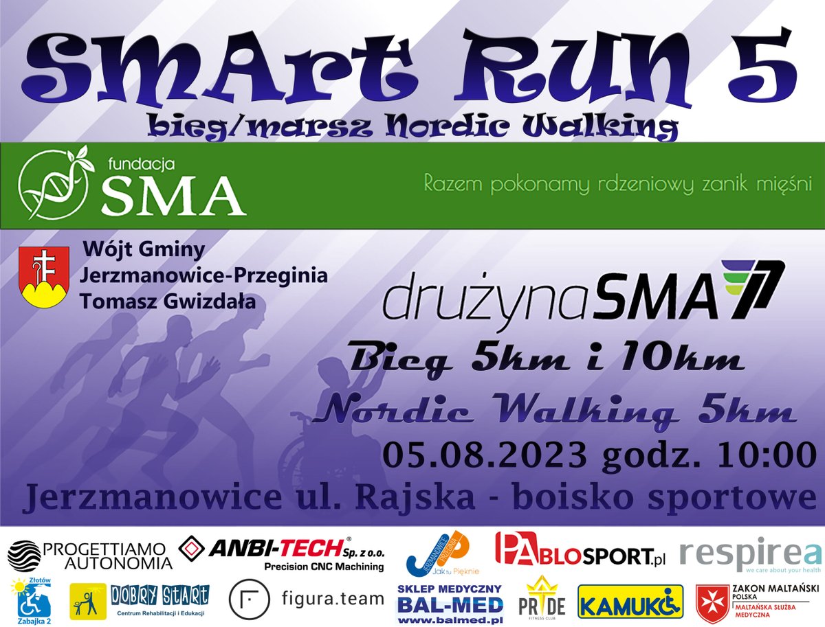 Drużyna SMA i SMArt RUN 5 - fsma.pl/2023/03/druzyn…