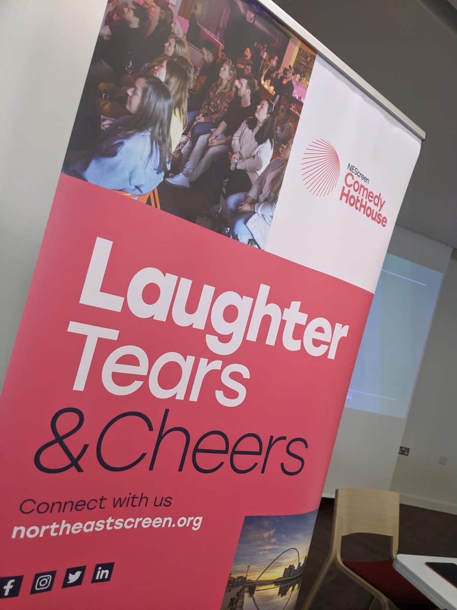 ne_comedy's tweet photo. Lovely @ChessTomlinson chatting to @thehannahrose about getting your foot in the door! Chess worked with @HelloStorymade on @ne_comedy @bbccomedy #Laughlessons & is now developing with 3 indies. TV Comedy Writing @Channel4 #NorthernTalentNetwork @NewWritingNorth @nescreen_ https://t.co/2qau7cD9sO